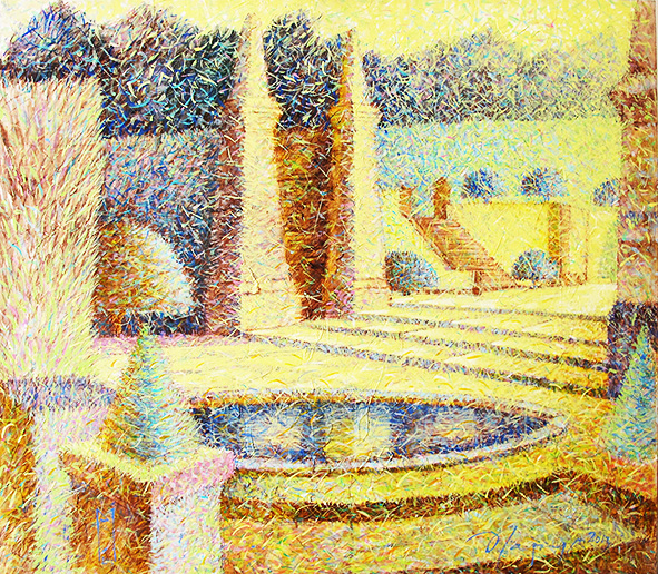 «Парк». 2014. Полотно, олія, акрил